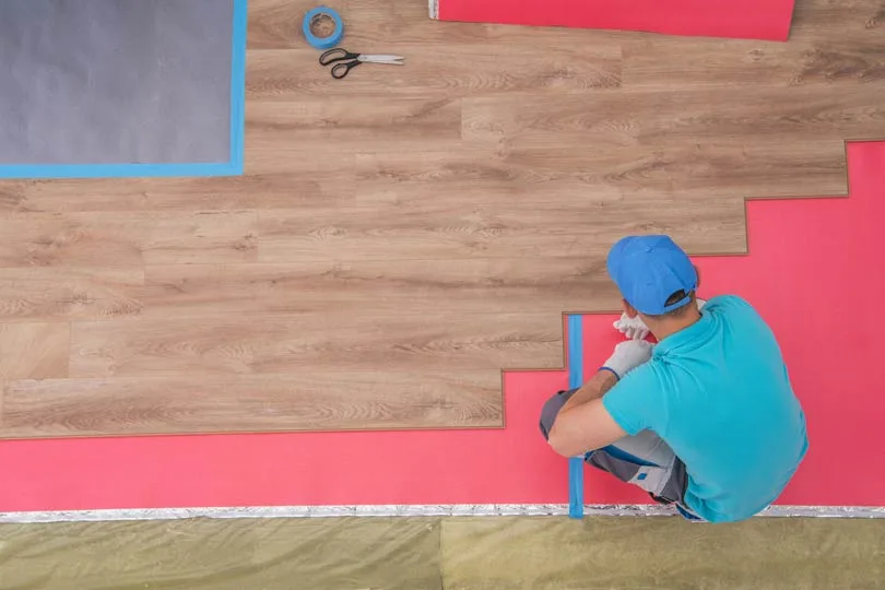 After sub-floor preparation is complete, we can install the flooring with confidence.